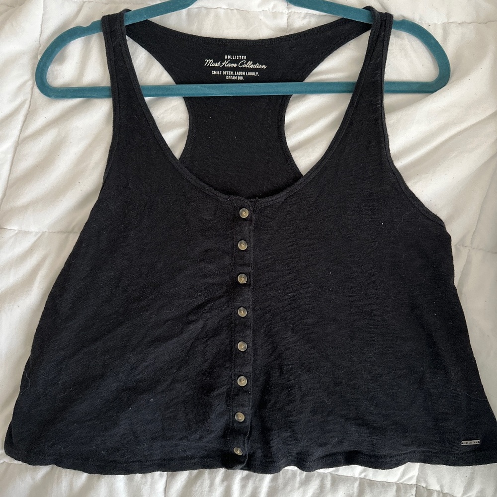 Hollister black tank - size small